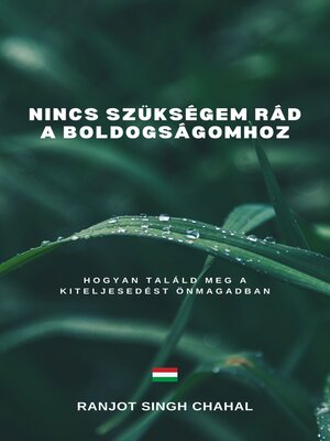 cover image of Nincs Szükségem Rád a Boldogságomhoz